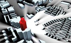 Wo wird das geplante Gebäude sichtbar sein, zumindest teilweise?