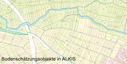 Bodensch&auml;tzungsobjekte in ALKIS