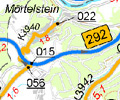 Strassennetzkarte 1:100 000