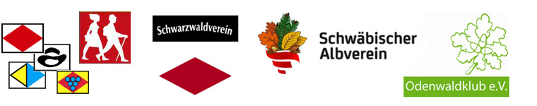 Symbole der Wanderkarte