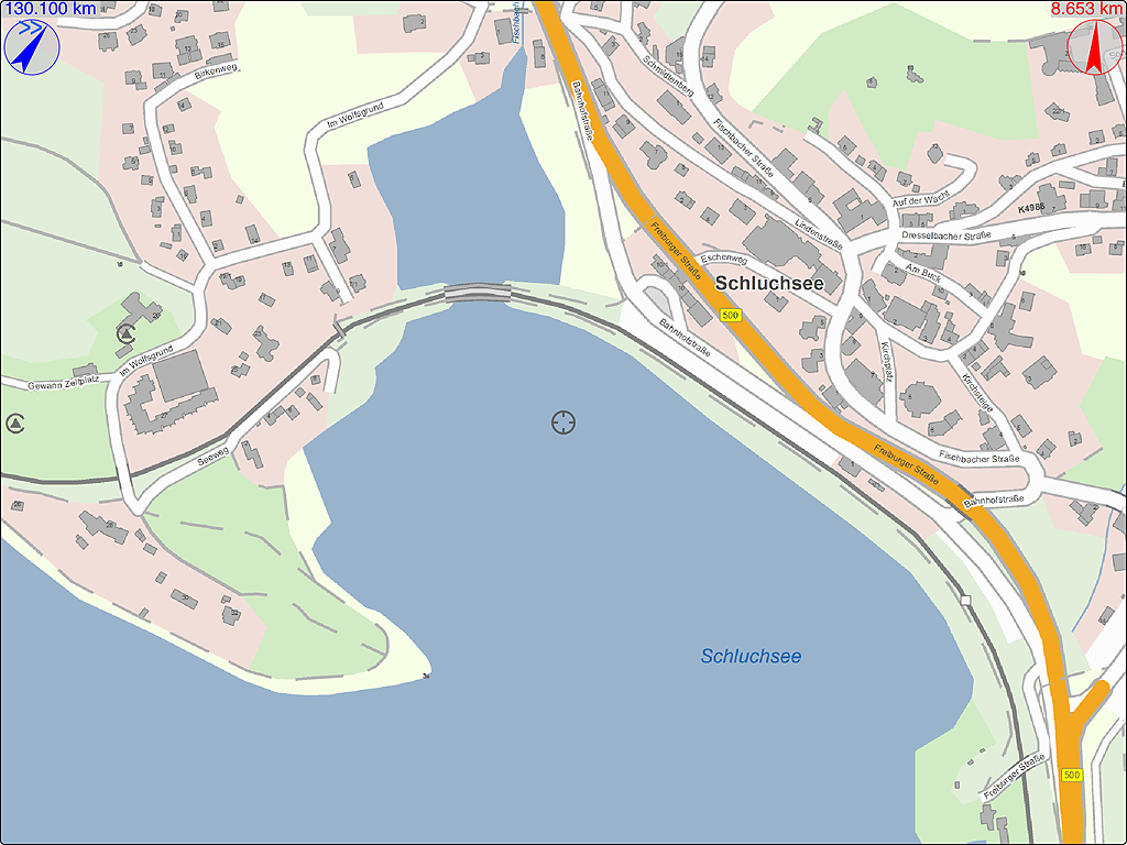 Maps4BW Detail Schluchsee