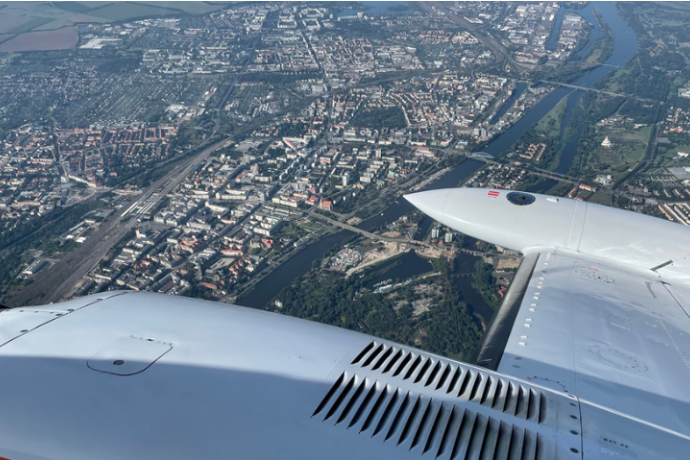 Flugzeug in derLuft