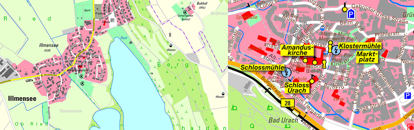 DTK10 - Grundlage Touristische Karte DTK10 - Grundlage Touristische Karte