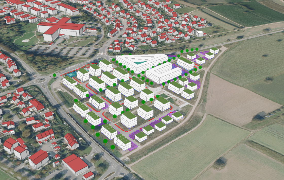 Smart Villages Müllheim BPlan 3D