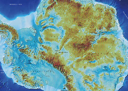 Modellierung der Antarktis ohne Eis